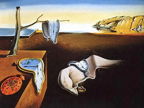 Illustration surréaliste représentant des montres molles se déformant dans un paysage désertique, inspirée de l'œuvre de Salvador Dalí. Cette image symbolise la distorsion du temps et de la réalité, et peut évoquer le conflit en entreprise lorsque les repères se brouillent, que les tensions déforment les perceptions, ralentissent les décisions ou paralysent l’action, créant un climat d’incertitude où l'efficacité s’efface au profit de l’absurde.